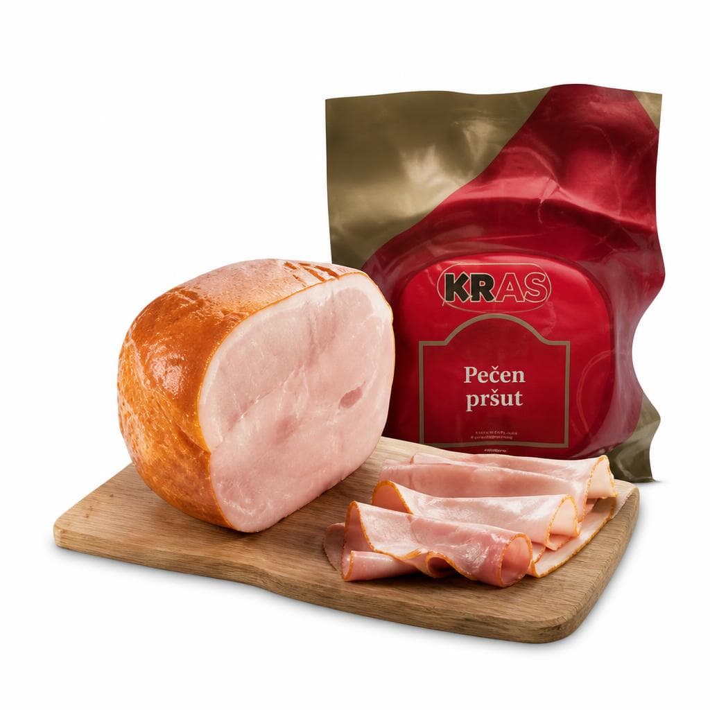 Kras pečen pršut 1 kg Akcija v trgovini Tuš