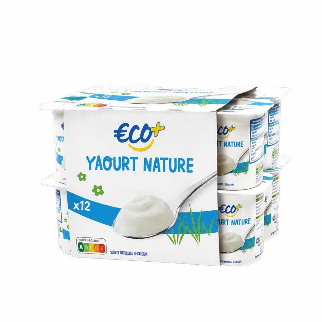 Naravni jogurt 1,5 kg ECO+ Akcija v trgovini E.Leclerc