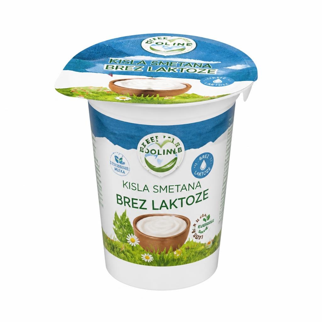 Kisla smetana brez laktoze 180 g Akcija v trgovini Tuš