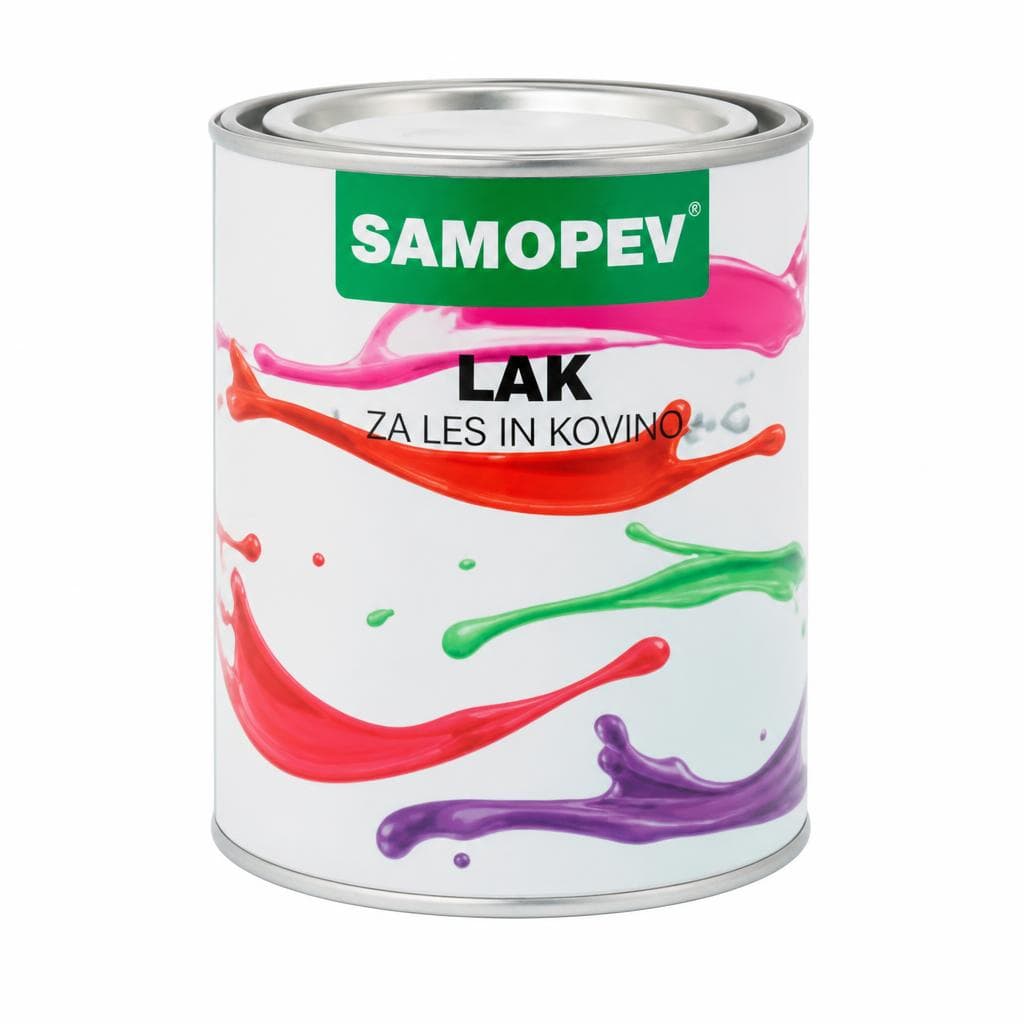 Lak za les in kovino Samopev 0,75 l Akcija v trgovini Pevex