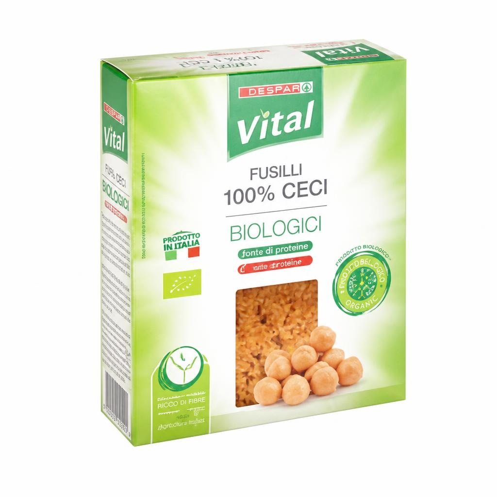Vital bio testenine čičerika fusilli 250 g Akcija v trgovini Spar