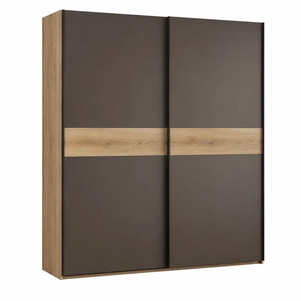 Hom'in omara z drsnimi vrati 170 X 195 X 57,5 cm Akcija v trgovini Lesnina