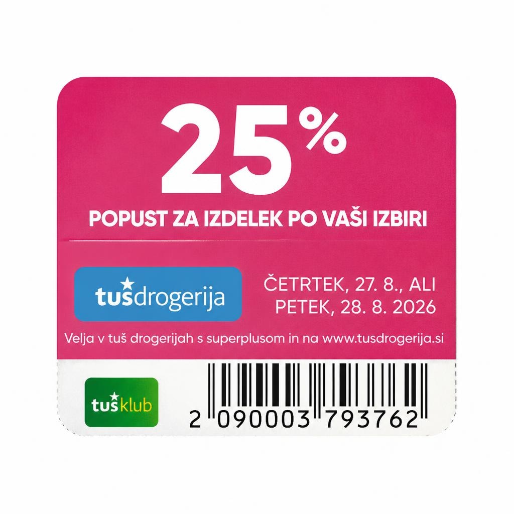 Kupon za popust v Tuš drogeriji Akcija v trgovini Tuš