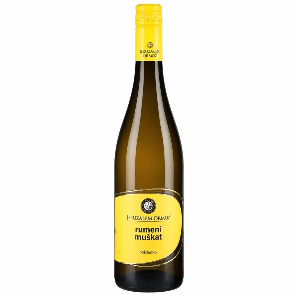 Vino Rumeni Muškat Jeruzalem Ormož 0,75 l Akcija v trgovini Spar