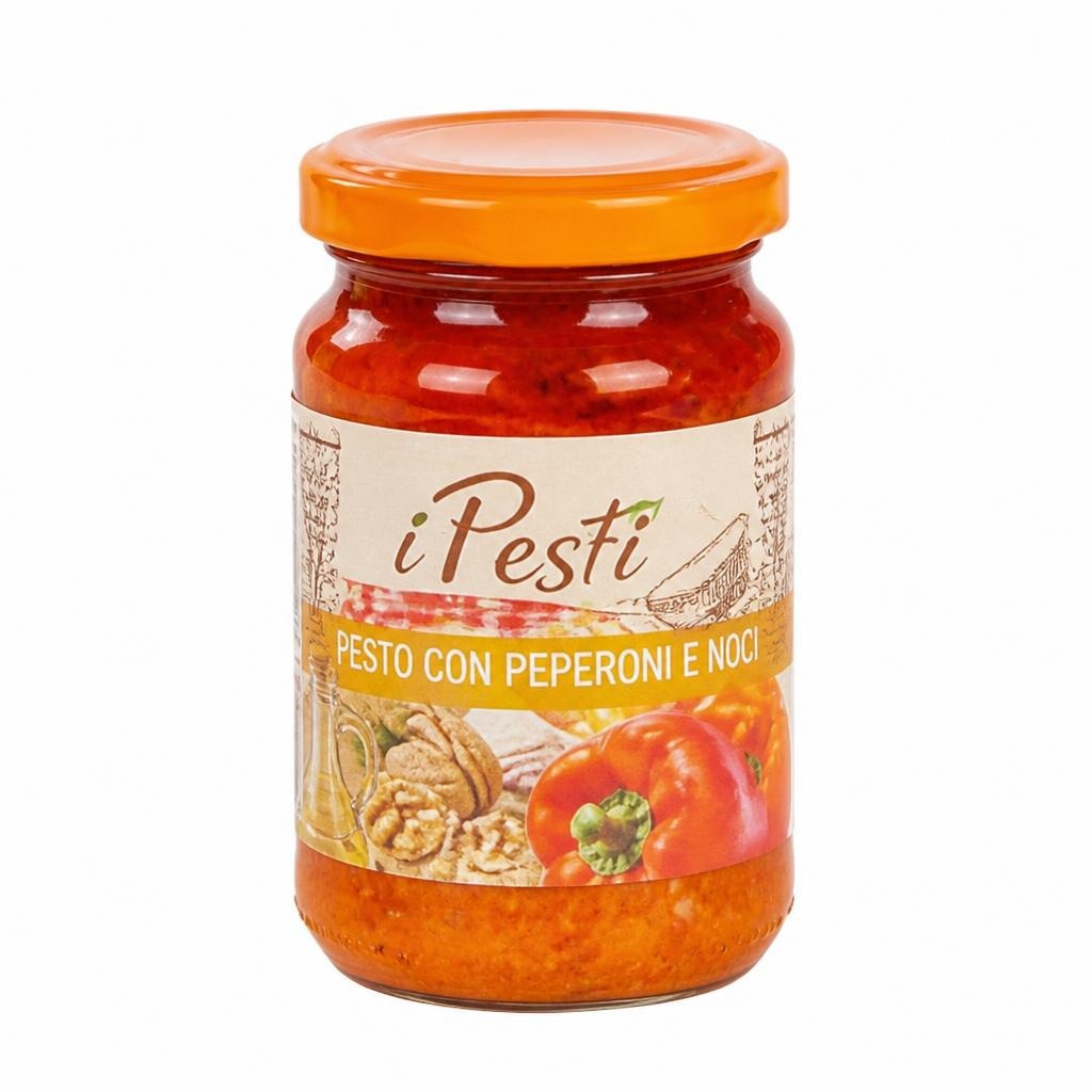Pesto s papriko in orehi 190 g iPesti Akcija v trgovini Eurospin