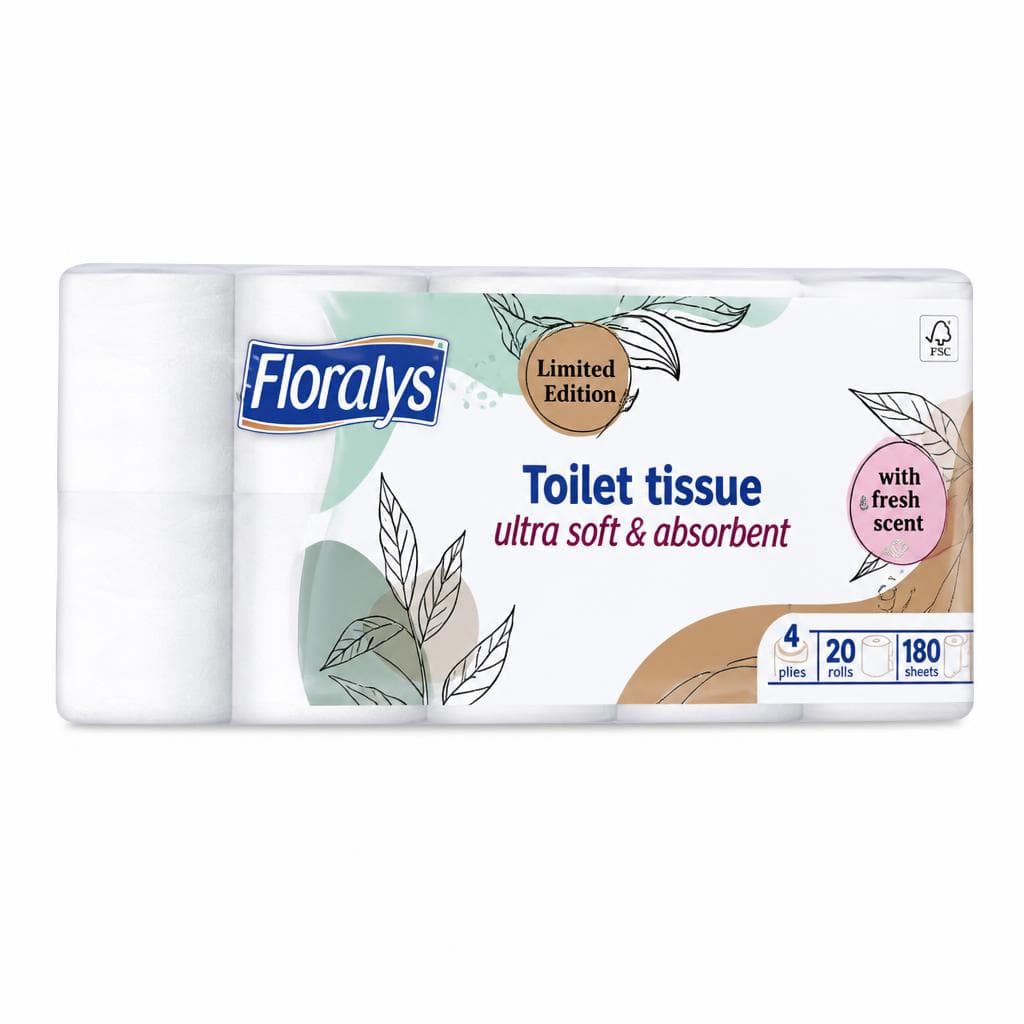 Floralys toaletni papir XXL 20 rolic Akcija v trgovini Lidl