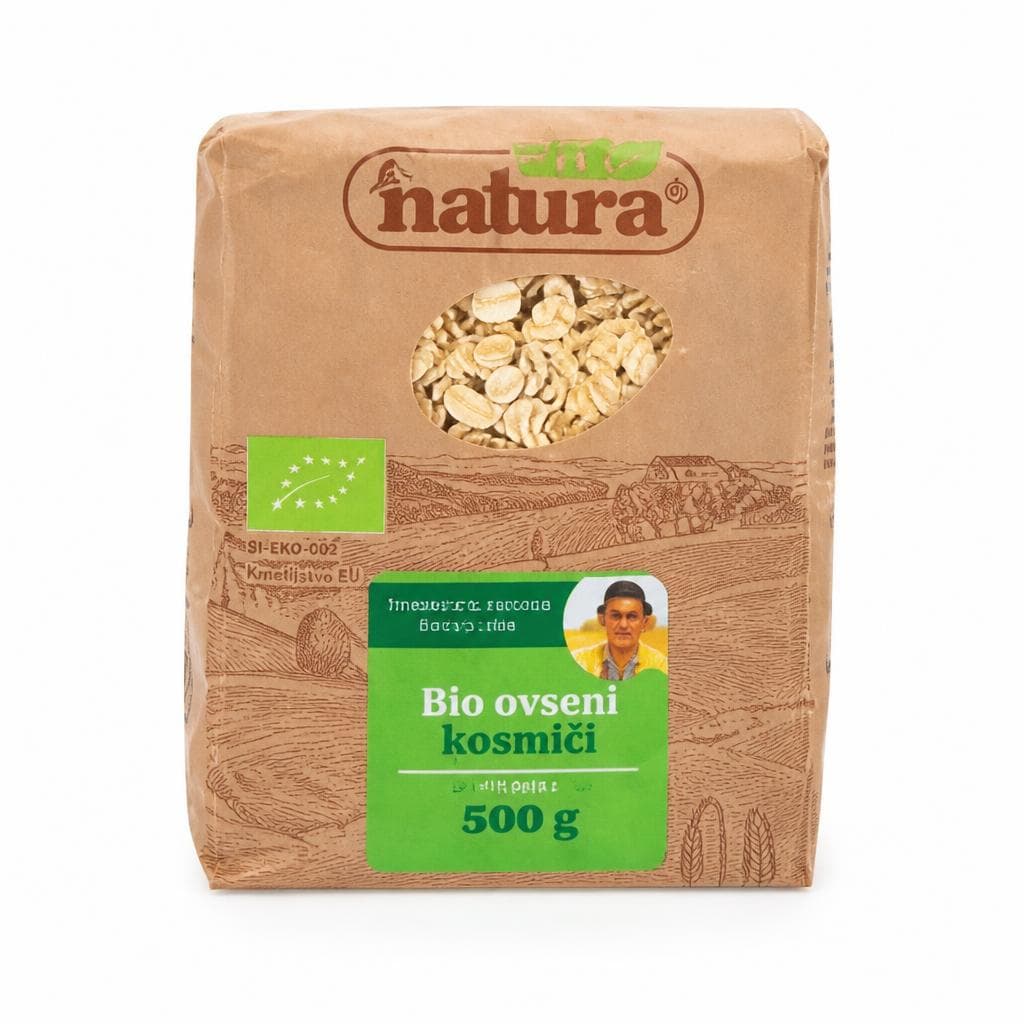 Bio ovseni kosmiči 500 g Mul'c Akcija v trgovini Spar