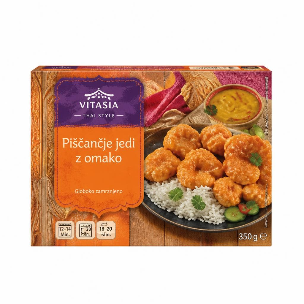 Vitasia Piščančje jedi z omako 350 g Akcija v trgovini Lidl