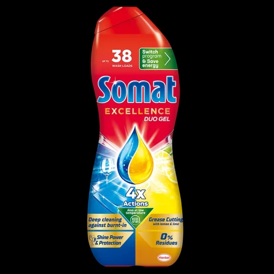 Detergent za strojno pomivanje posode Somat Gel Lemon - Merkur katalog