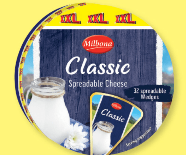 Milbona Topljeni sir v kosih XXL - Lidl katalog