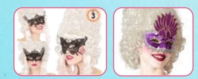 Pustna maska Metulj - Tuš akcije