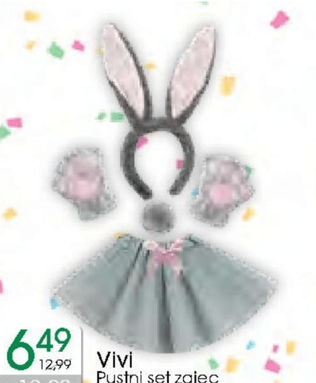 Vivi Pustni set zajec - Tuš katalog