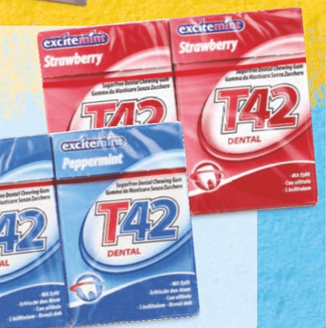 Excitemint Žvečilni gumi T42 - Hofer katalog