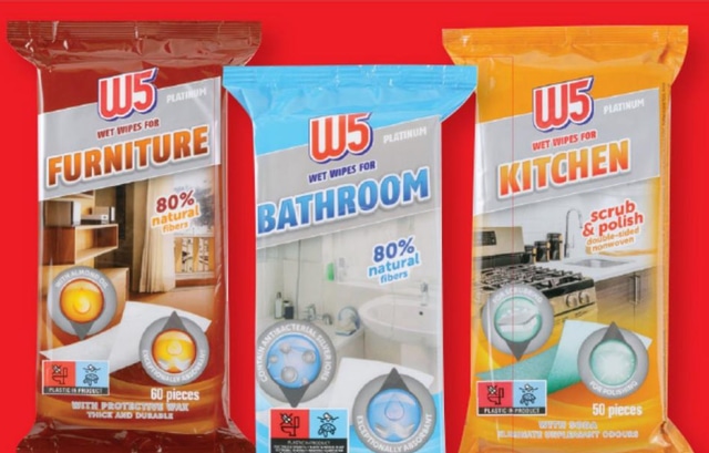 W5 Vlažne krpe za čiščenje - Lidl katalog