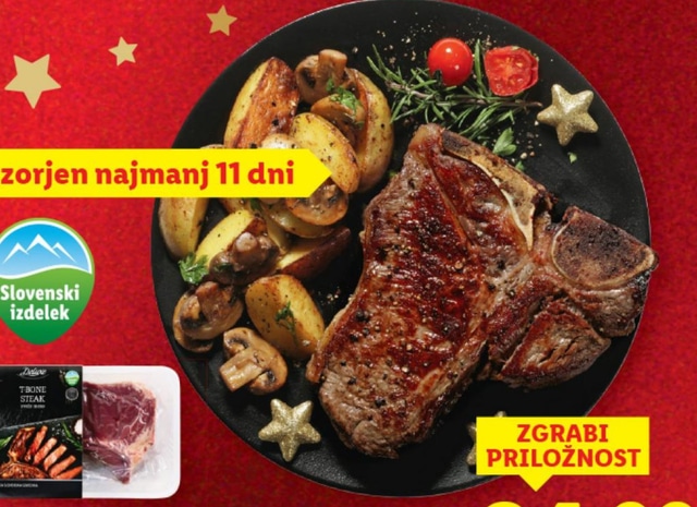 Deluxe Svež T-bone steak