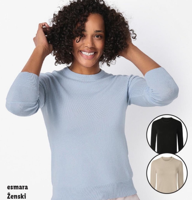 Esmara Ženski fino pleteni pulover