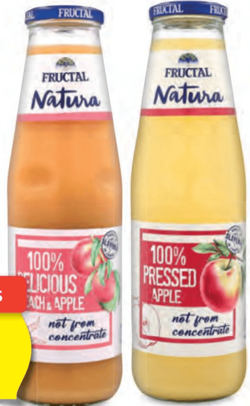 Fructal Multi Sok Fructal Natura 0,7l: Akcija (Mercator) 23.04